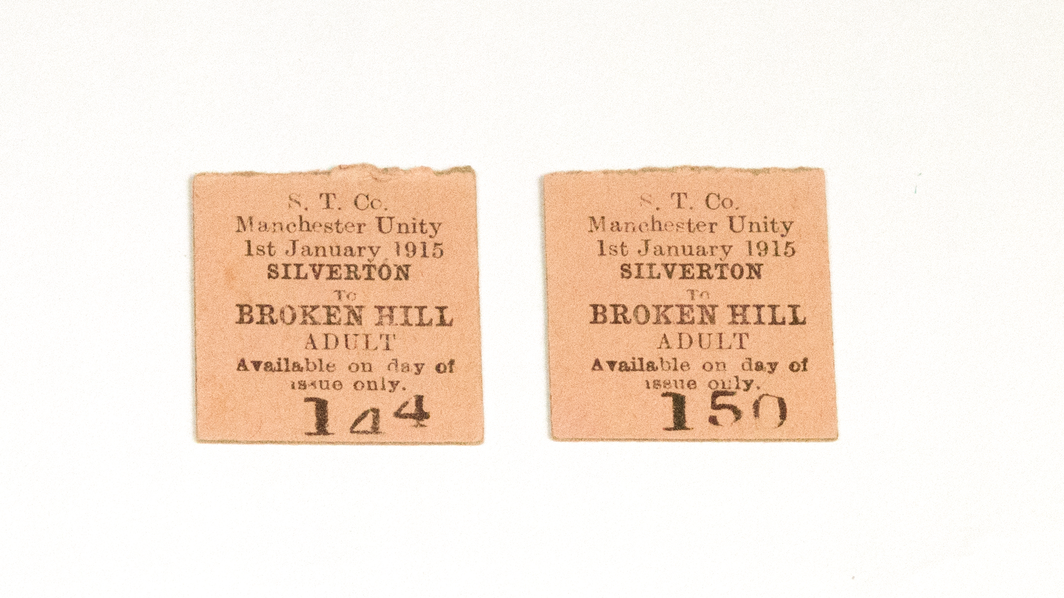 ticket stubs