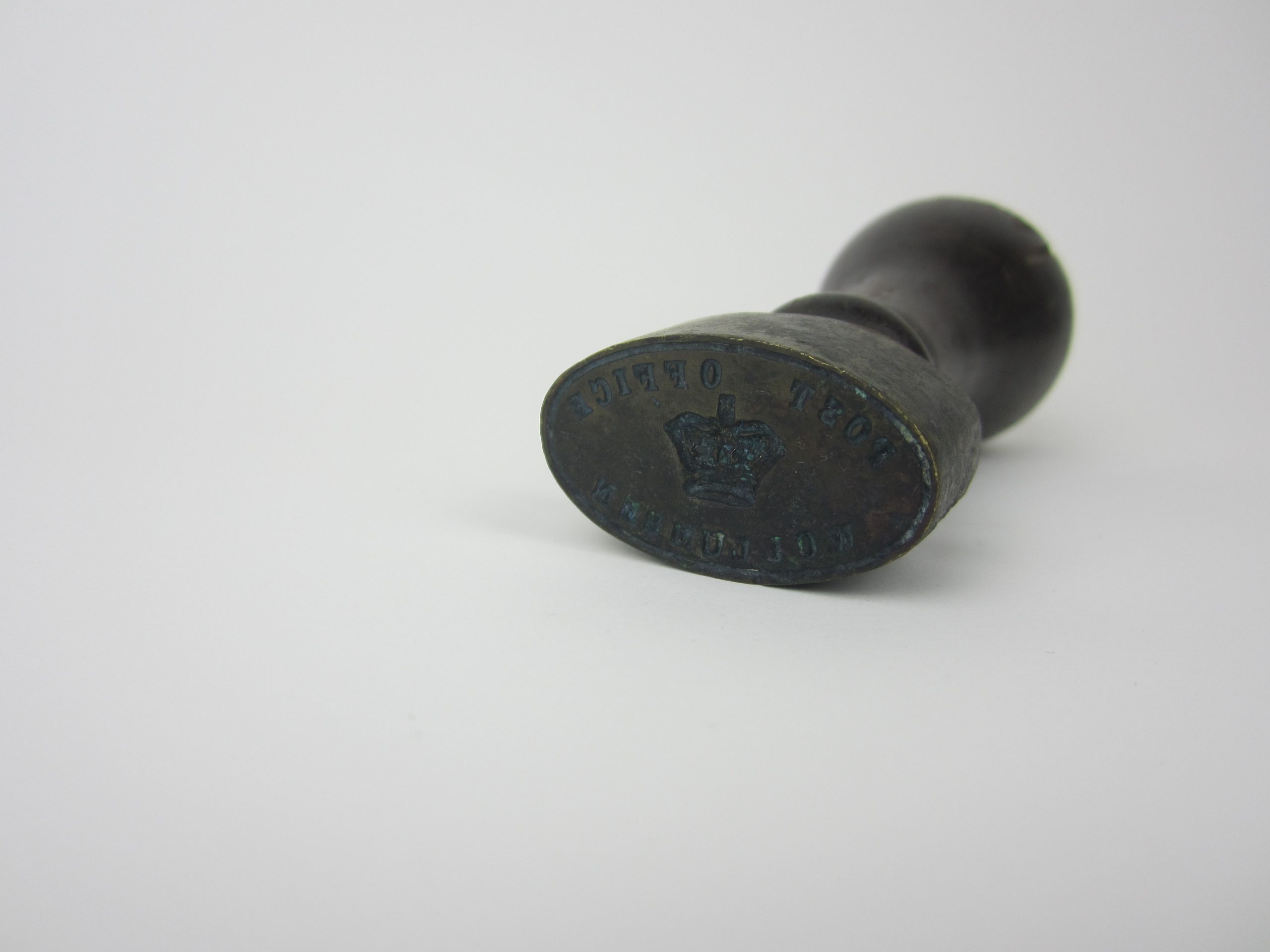 metal post mark stamp