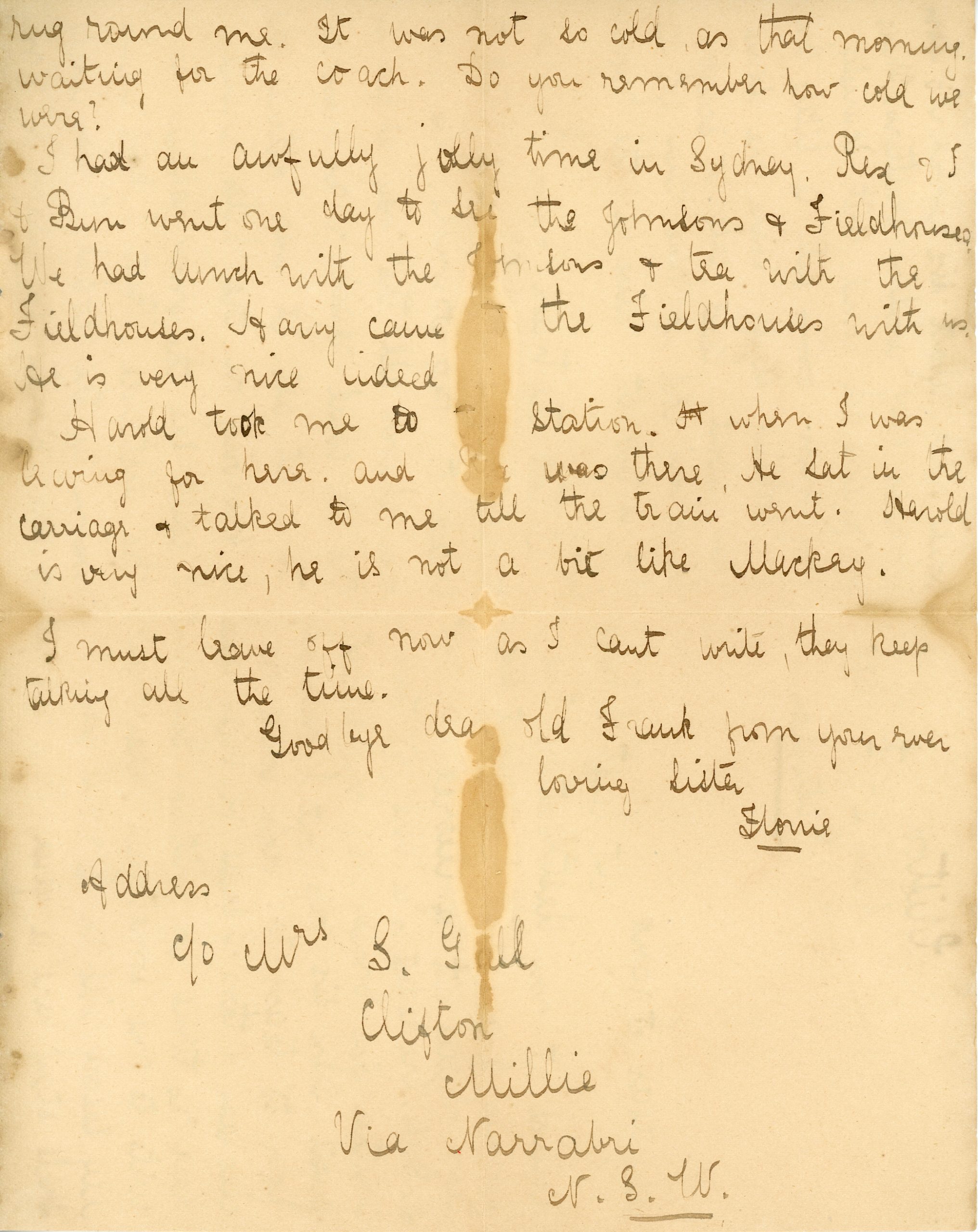 handwritten letter on simple paper